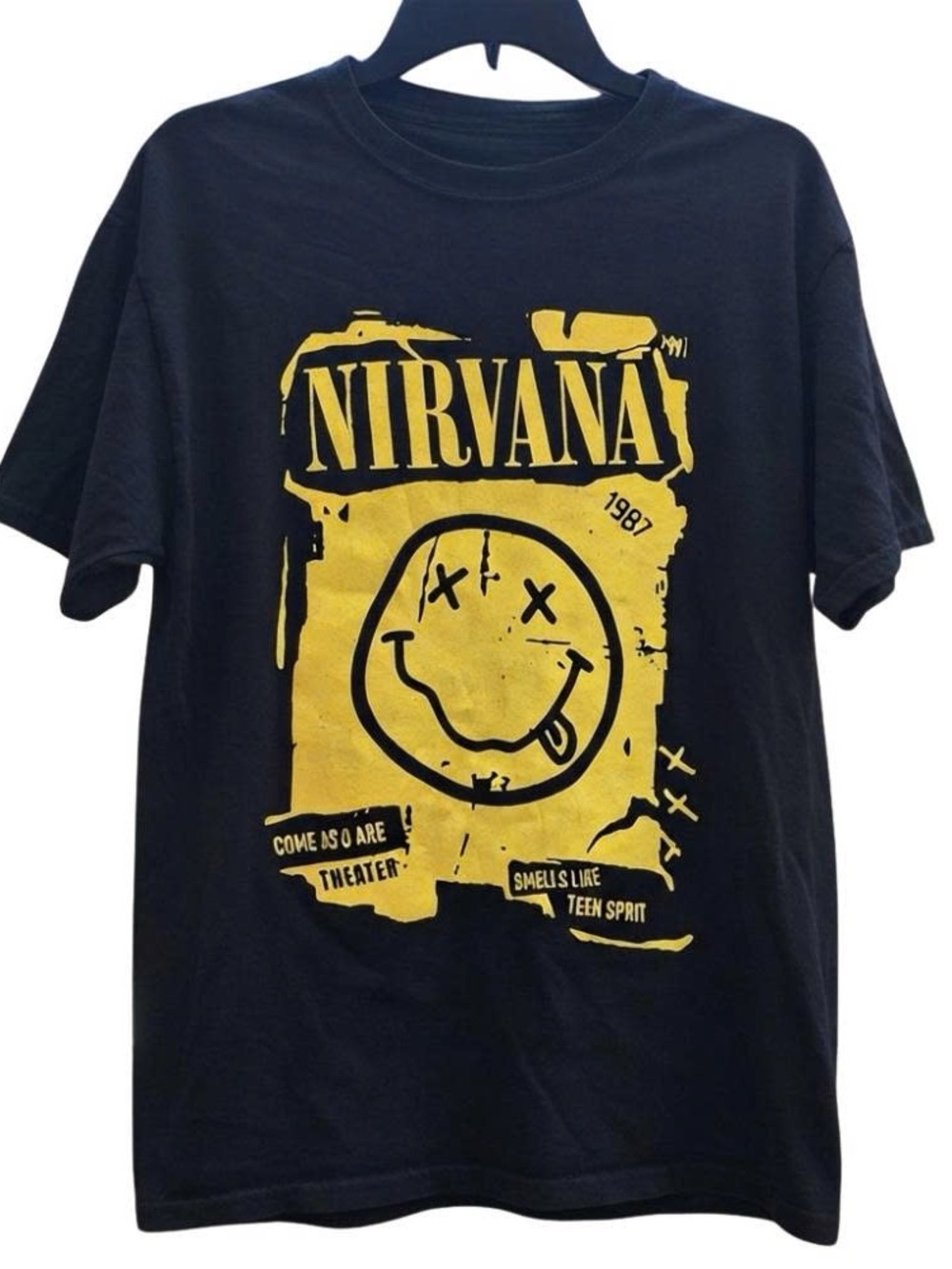 Black & Yellow Graphic Tee - Classic Band Shirt